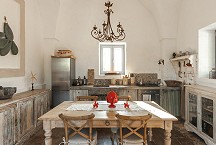 Masseria Marvicino_dining and kitchen
