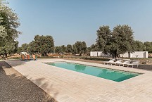 Lamia Parco Paolino pool and olive grove